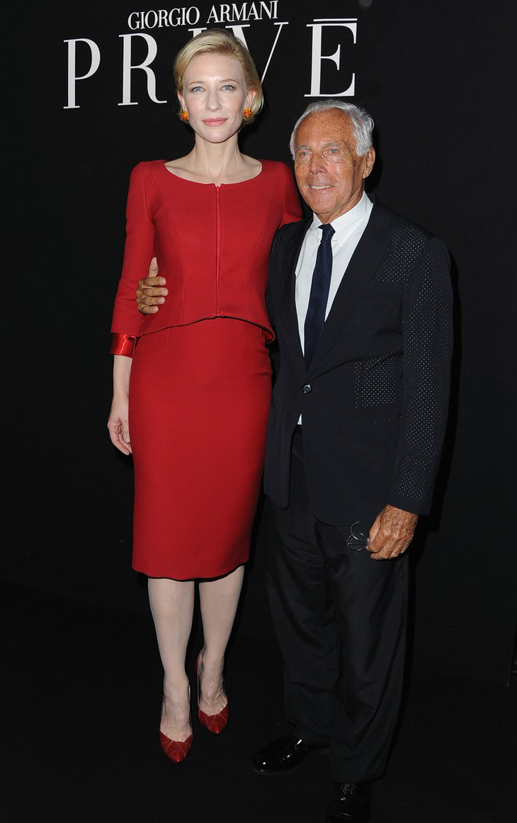 Las mejor vestidas se encontraron en el desfile de Armani Privé