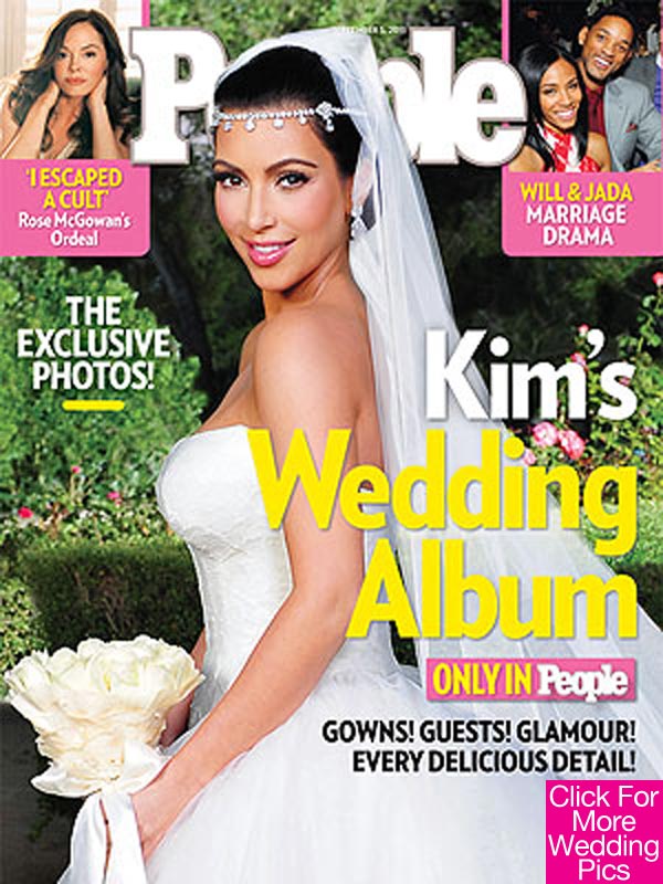 Kim Kardashian deslumbró el día de su boda ¡copia su maquillaje!