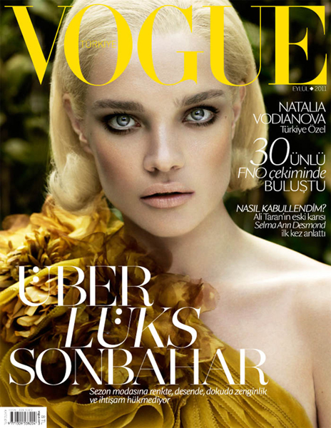 Natalia Vodianova en Vogue Turquía