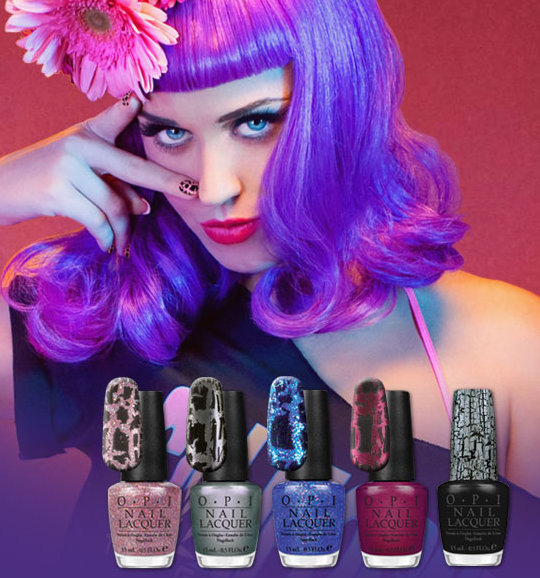 Esmaltes de uñas rotos de OPI y Katy Perry