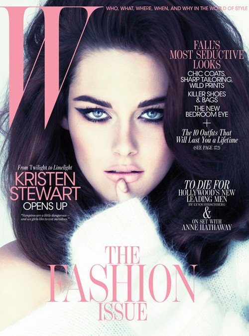 Kristen Stewart con un look 70's para la revista W 