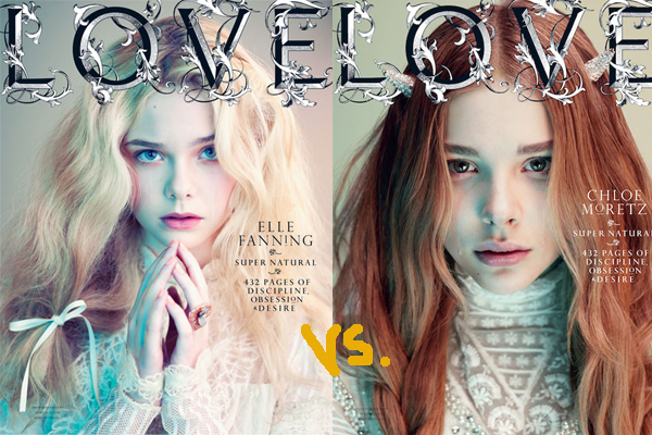 Niñas prodigio de portada. Elle Fanning vs. Chloe Moretz 