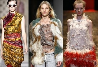 Diseños étnicos para la temporada de otoño-invierno 2011-2012