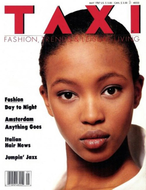 La primera portada de Naomi Campbell