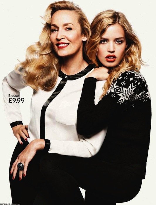 Las mujeres Jagger te felicitan la Navidad con H&M