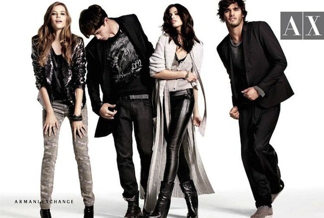 Armani Exchange, rock de fiesta