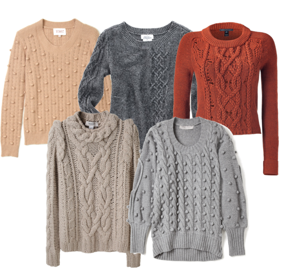 En invierno el punto grueso se hace un hueco en tu armario