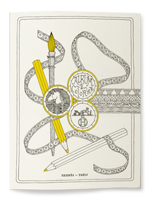 Pinta y colorea con Hermès