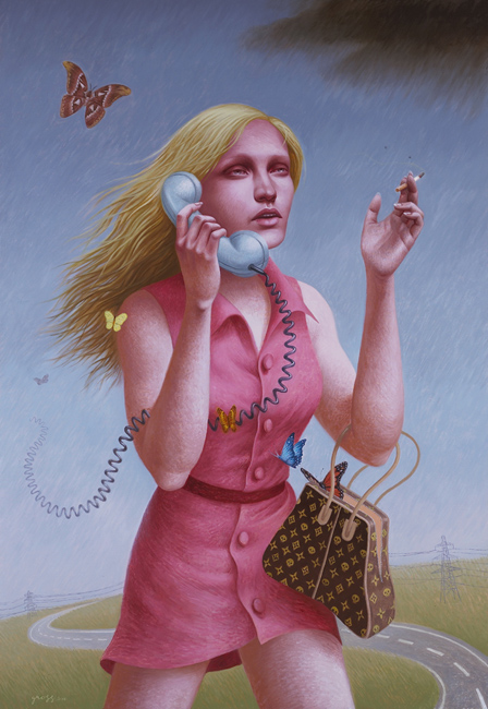 Alex Gross. Se ha colado un Vuitton en mi obra de arte
