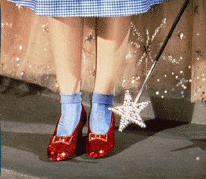 A subasta los zapatos de Dorothy en El Mago de Oz