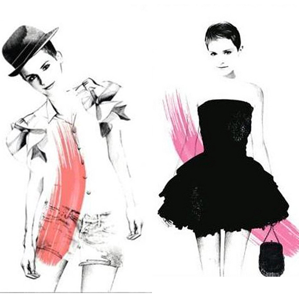 Las primeras imágenes de Emma Watson como imagen para Lancôme Rouge in Love