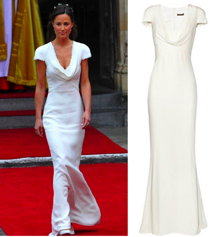 Cómprate el vestido que Pippa Middleton llevó a la boda de su hermana
