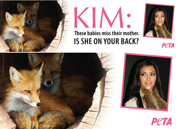 PETA también carga contra Kim Kardashian