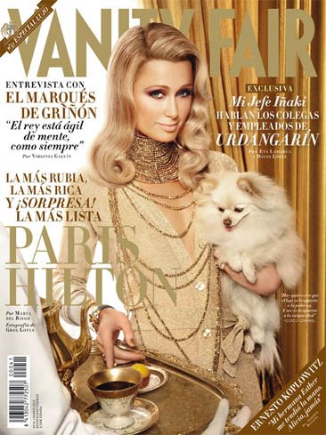 No damos crédito: Paris Hilton en la portada de Vanity Fair España