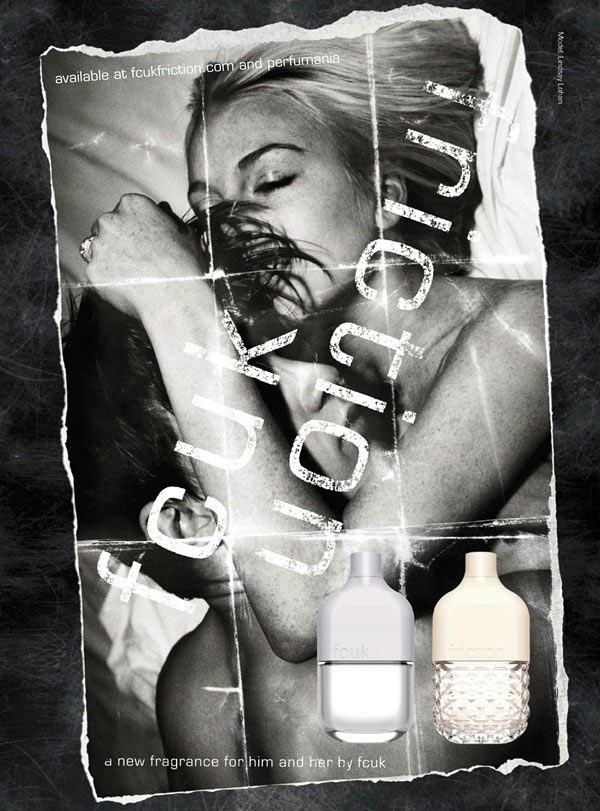 Lindsay Lohan reaparece como modelo para Fcuk