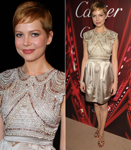 El maquillaje que Michelle Williams llevó en el Festival de Palm Springs