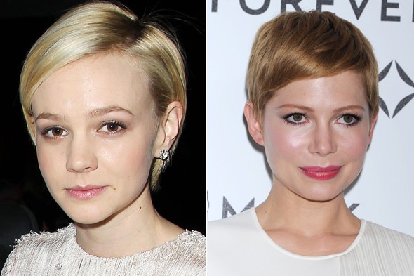 ¿Quién lleva mejor el pelo corto? ¿Michelle Williams o Carey Mulligan?
