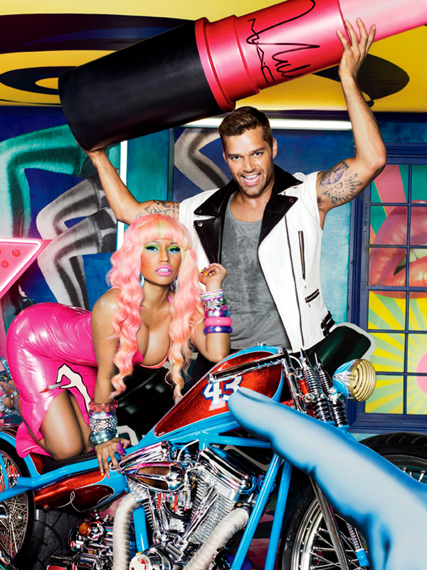 No te pierdas el "detrás de las cámaras" de la campaña Viva Glam de MAC con Nicki Minaj y Ricky Martin