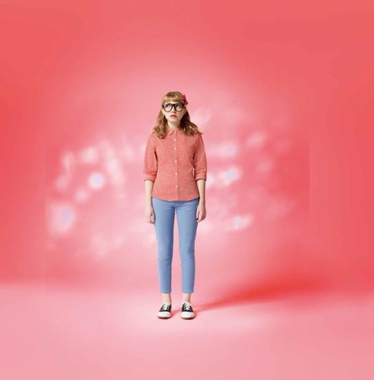 La bloguera Tavi Gevinson en su primer papel como imagen para una marca