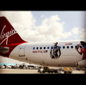 Lo último: presentar las colecciones desde el aire