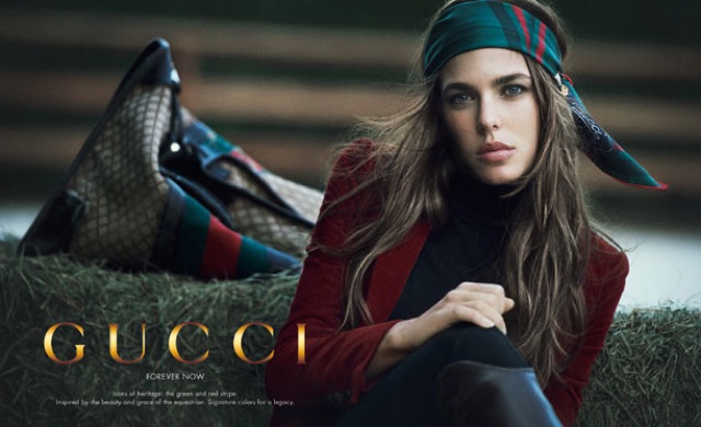 Aquí tienes la primera foto de la campaña de Gucci con Carlota Casiraghi