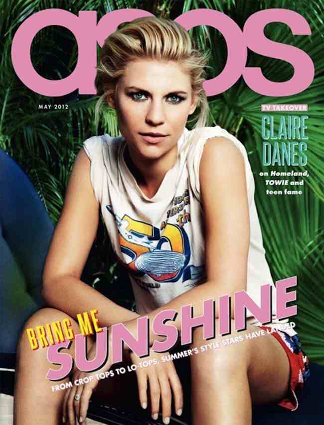 Claire Danes, una mujer de verdad en la revista de Asos