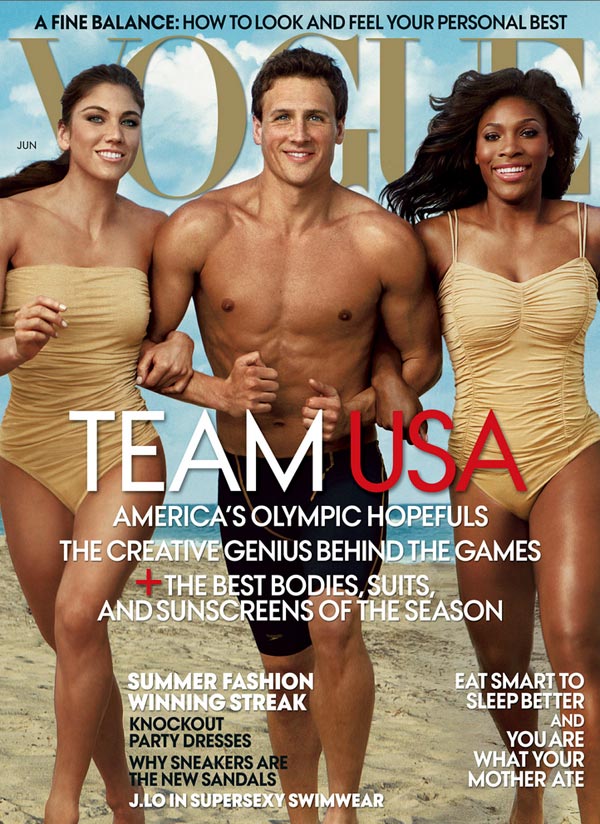 Vogue USA celebra las Olimpiadas con esta portada tan deportiva