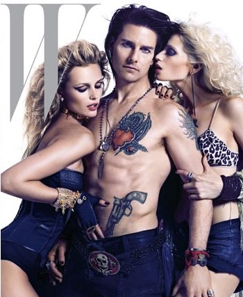 ¿De dónde ha sacado Tom Cruise todos los tatuajes que luce en la portada de W?