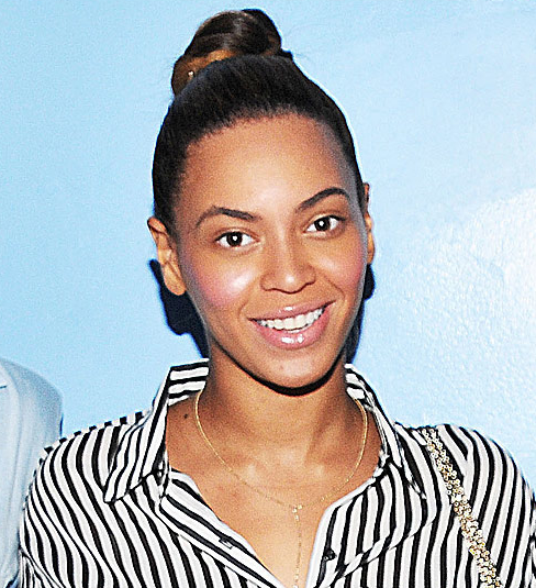 Beyonce está espléndida sin maquillaje 