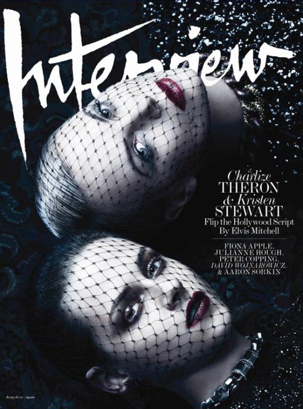 Mira la portada que se han marcado Kristen Stewart y Charlize Theron para Interview