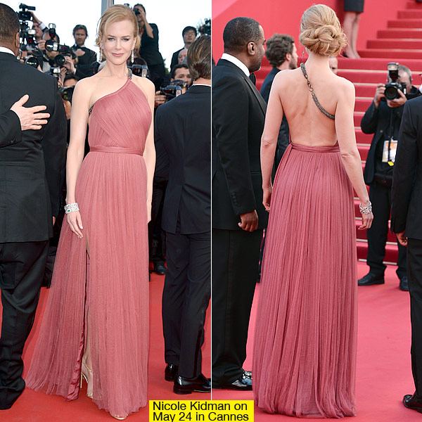 Nicole Kidman, espléndida en Cannes con un Lanvin con la espalda al descubierto