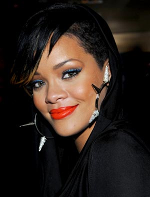Rihanna, una fan de los labios brillantes