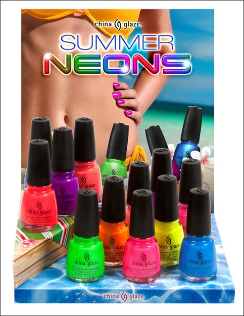 Los colores flúor llegan de la mano de los esmaltes Summer Neons de China Glaze