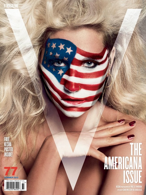 Ke$ha no estaba muerta, estaba pintándose la cara para V Magazine