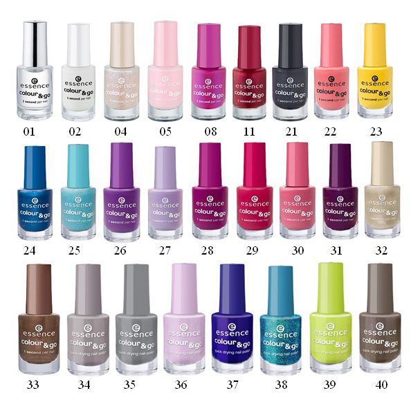 Lacas de uñas Color & Go de Essence, esmaltes que se secan a la velocidad del rayo