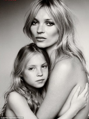 La hija de Kate Moss, Lila Rose, una super-modelo en potencia