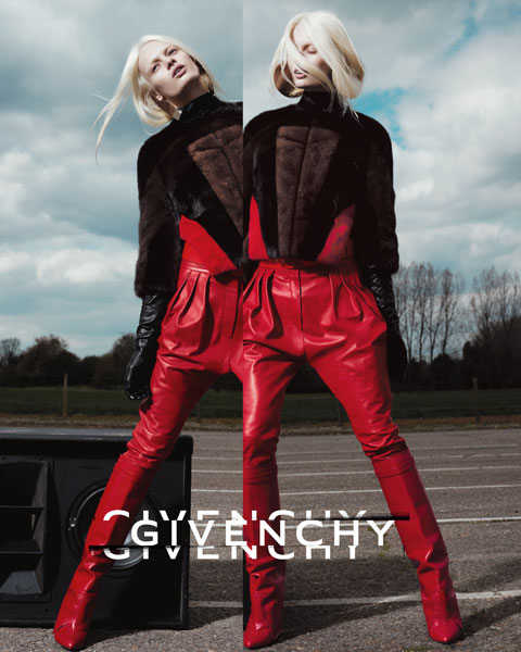 Campaña otoño 2012 de Givenchy, hagamos el robot