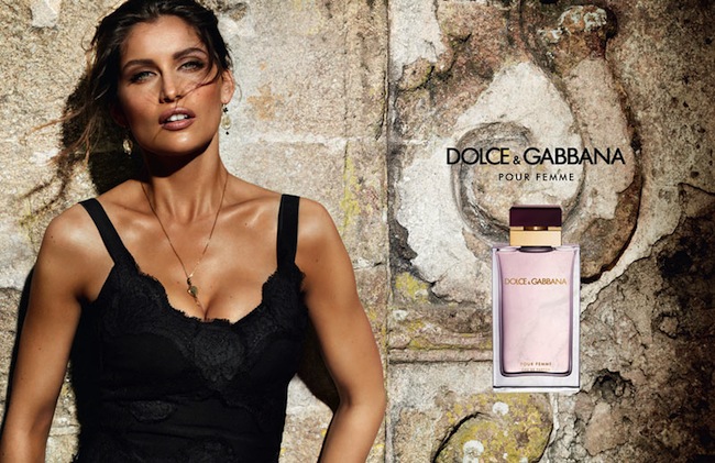 Laetita Casta, una verdadera donna italiana en la campaña del perfume Pour Femme de Dolce & Gabbana
