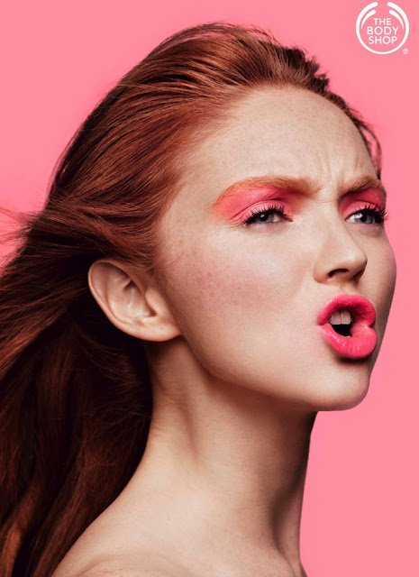 Lily Cole en contra de las pruebas en animales, crea una colección para The Body Shop
