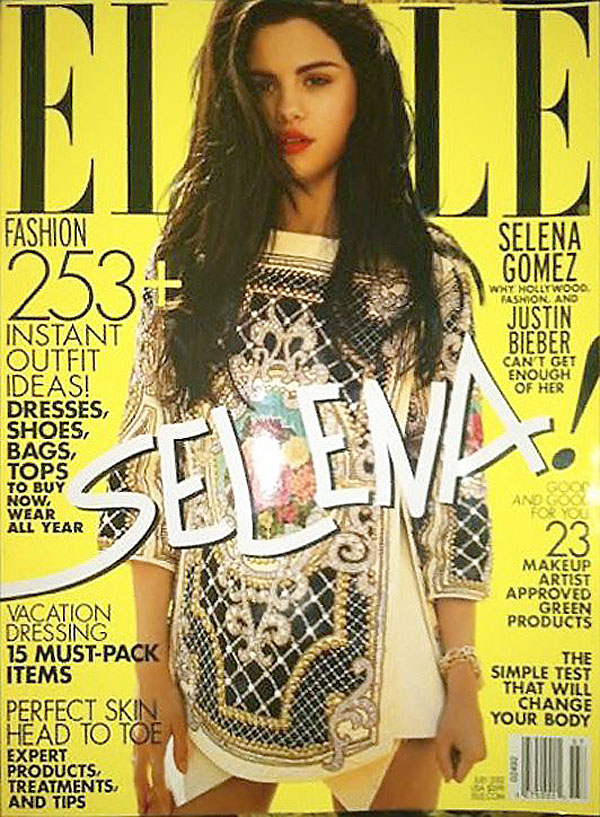 Selena Gomez, muy sexy, en su primera portada para Elle