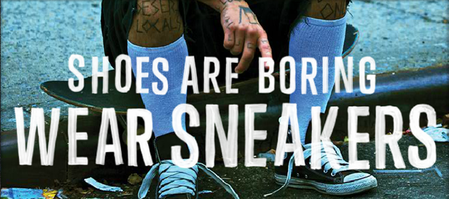 Las zapatillas molan más que los zapatos