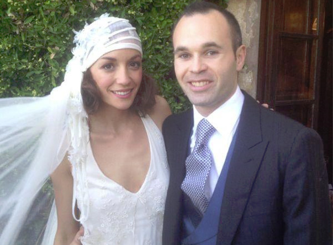 Andrés Iniesta ya se han casado ¡Mira que guapos fueron los novios a la boda!
