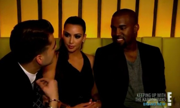 Kanye West ha salido en el reality de las Kardashians como novio de Kim 