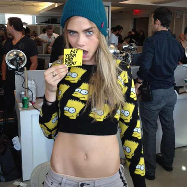 Cara Delevingne, la modelo más cotizada en estas semanas de desfiles 