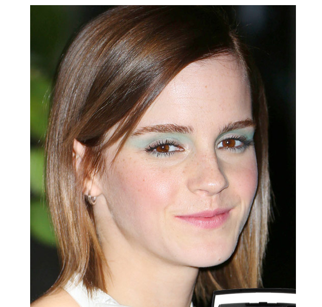Emma Watson y las sombras color menta ¿sí o no? 