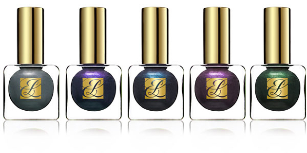 Colección de esmaltes Estee Lauder Pure Color Beyond Black 