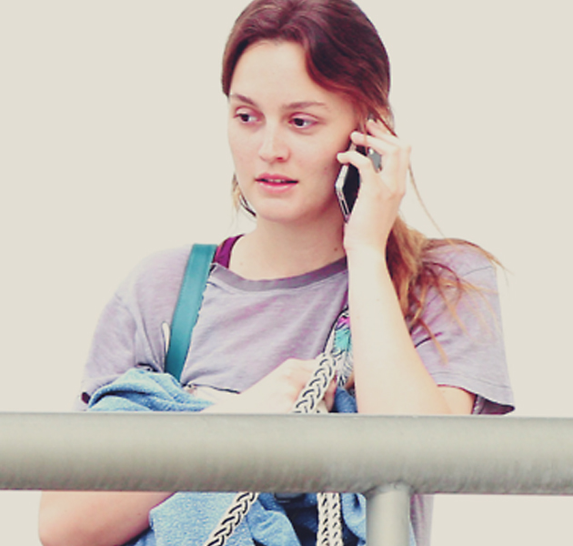 Leighton Meester acerca de no llevar maquillaje 
