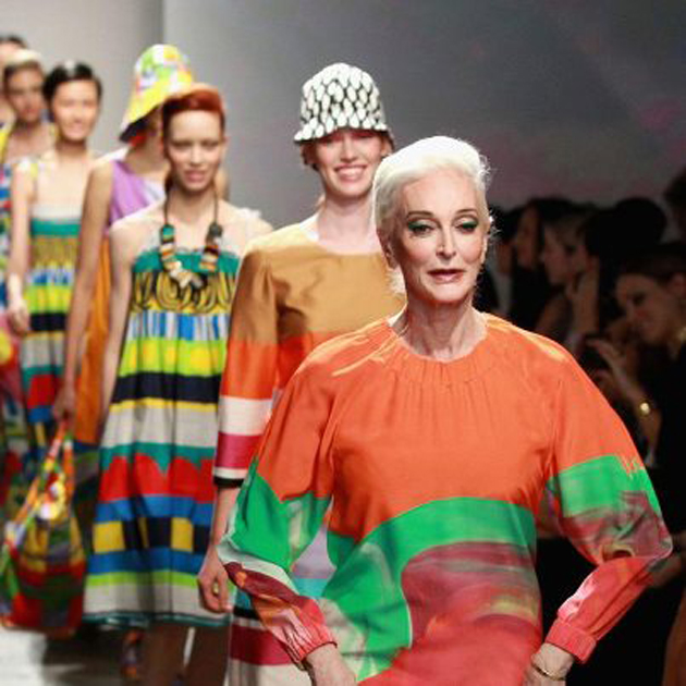 Carmen Dell' Orefice, la modelo de más edad que ha desfilado esta NYFW 