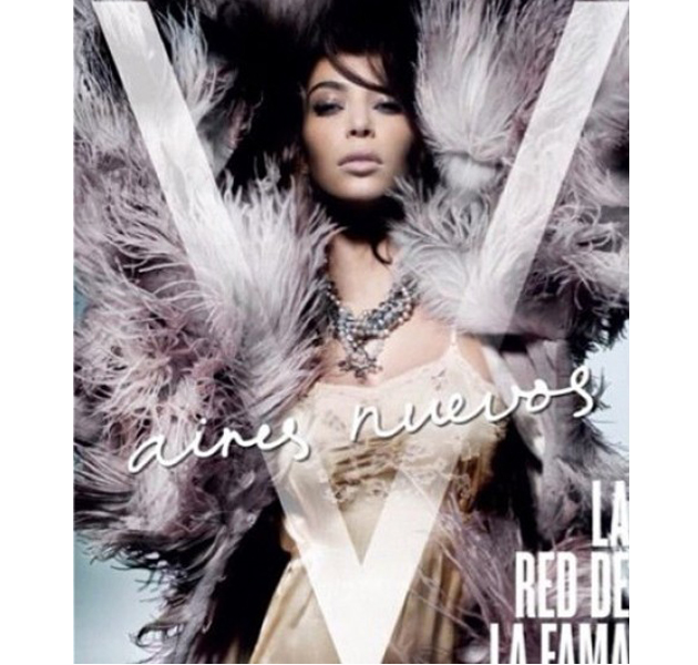 Kim Kardashian, portada en la edición española de V 