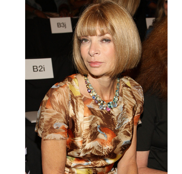 Mario Testino le hace las fotos del pasaporte a Anna Wintour